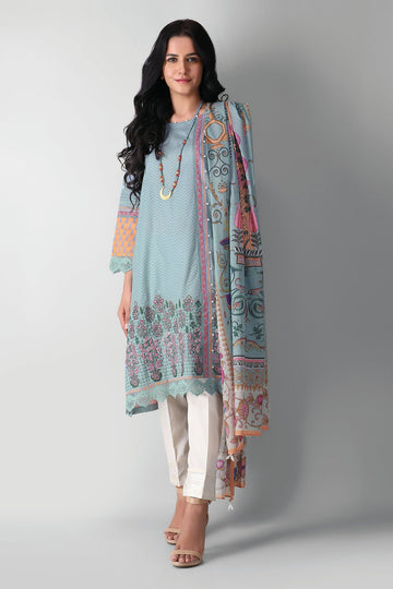 M21301 Blue Khaadi Autumn Collection 2021